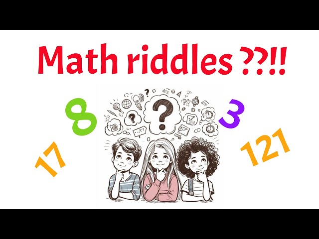 Math riddles with answers for kids | Smart Learning Tube