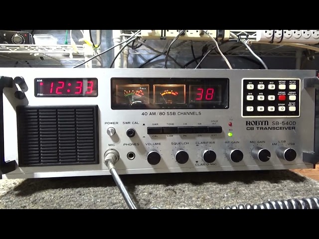 Robyn SB-540D rare 40 channel SSB Scanning full featured base from the peak CB boom in the late 70's