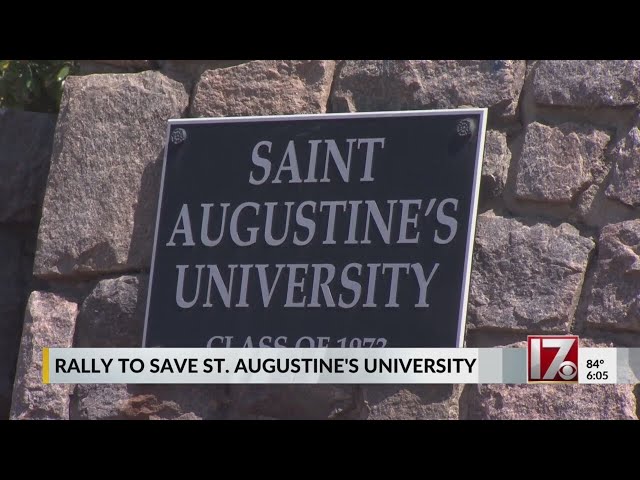 St. Augustine’s alumni, faculty, students hold rally to save university