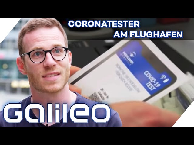 Pure Hektik beim Job als Coronatester am Flughafen | Galileo | ProSieben