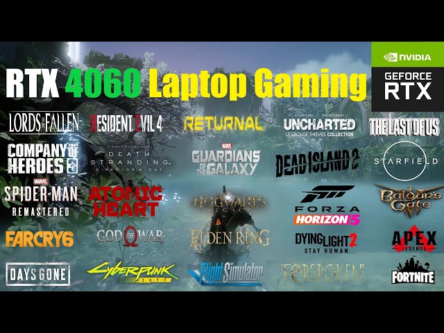 RTX 4060 Laptop (140W) Gaming - Test in 43 Games