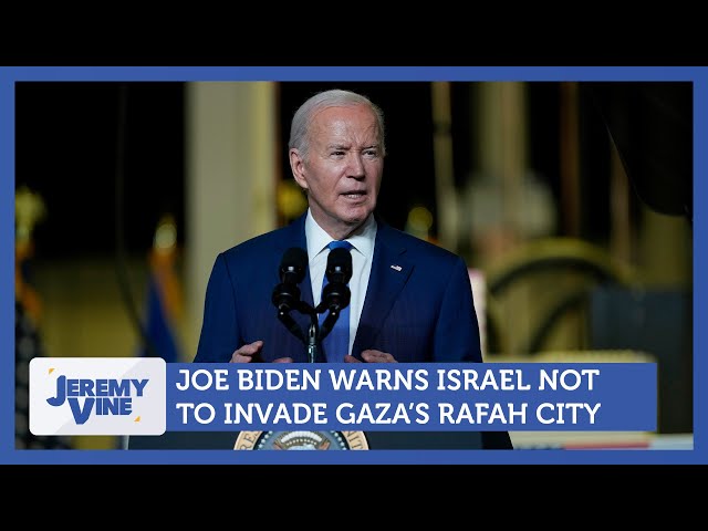 Joe Biden warns Israel against invading Gaza's Rafah city | Jeremy Vine