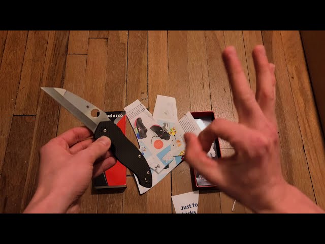 Spyderco Canis Unboxing