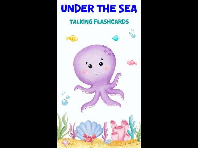 Fun Sea Animals for Kids | Talking Flashcards