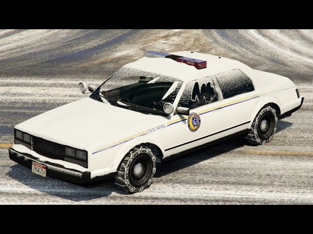 How to get North Yankton  Police Cars (snow) | GTA V Story Mode Credit @MrPhantomYT