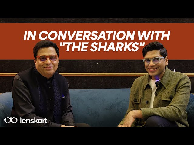 Sharks Peyush Bansal & Ronnie Screwvala On The Sets of Shark Tank India | #Lenskart