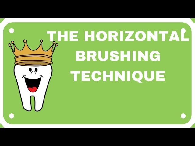 Horizontal Brushing Technique
