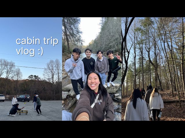 cabin trip vlog: 23 college students, 1 cabin, 3 days