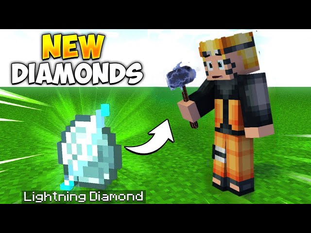 Minecraft But There Are Custom Diamonds...