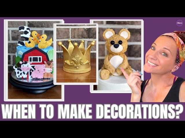 How Far In Advance Do You Make Cake Decorations?