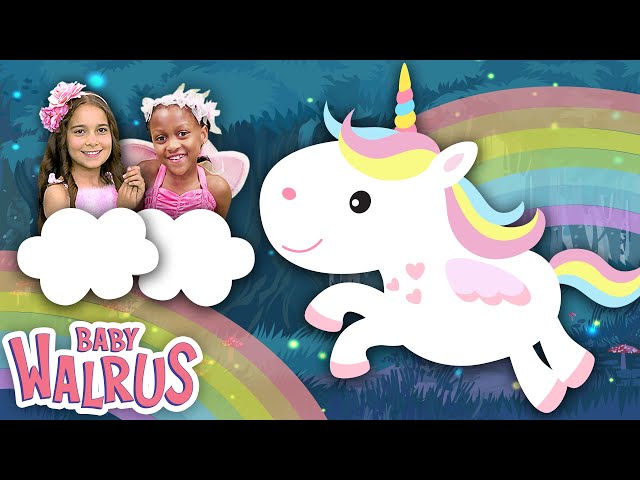 Princess Rainbow Unicorn Nursery Rhymes 🧚 The Wheels on the Bus, Clap Your Hands