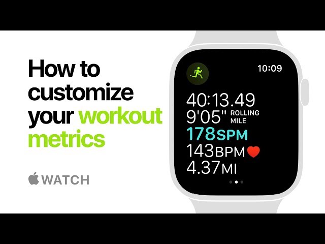 Apple Watch Series 4 — How to customize your workout metrics — Apple