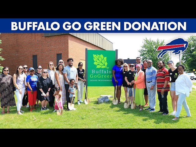 The Buffalo Bills Foundation Donates $571,600 To Buffalo Go Green!