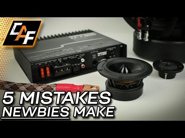 Avoid these 5 common Car Audio NOOB Mistakes!