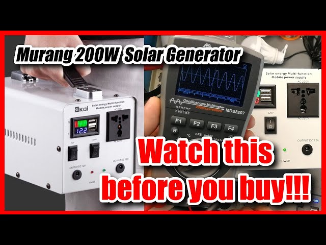 200W Koi Solar Power Generator 68,000mAh - Teardown Review