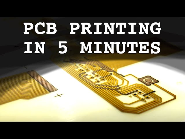 Printing PCBs with CHEMCUBED Silver Nanoparticle Ink