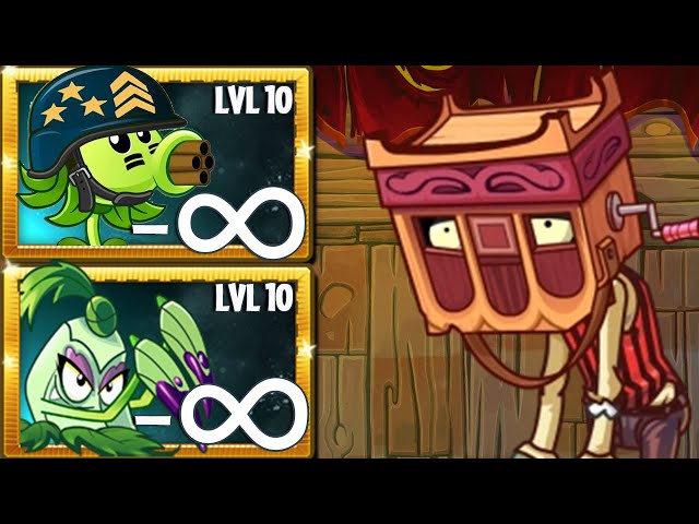 Every Plants POWER UP Infinite ! Vs 50 Grinderhead Zombies - Who will win - PvZ 2