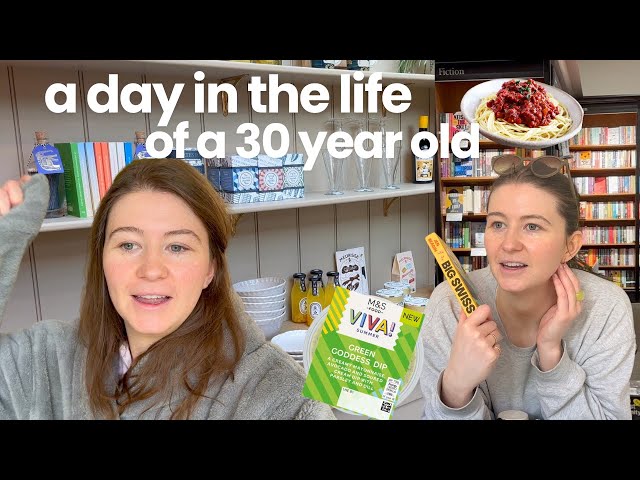 a day in the life : cleaning, a spin class and M&S food shop, cook dinner with me