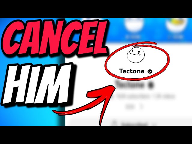 He Can't Keep Getting Away With This!!!!  It's Time to Cancel Tectone ...