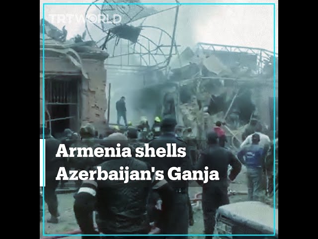Azerbaijan’s Ganja destroyed by Armenian shelling