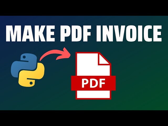 How to Create PDF Files with Python [New Method 2024]