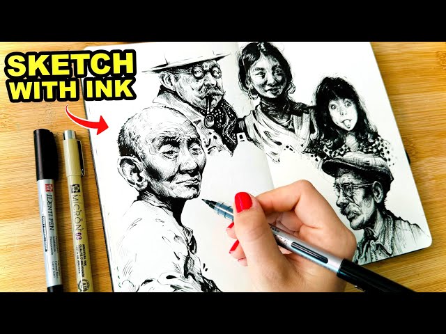 5 INK Tips to Improve Your Pen Drawings!