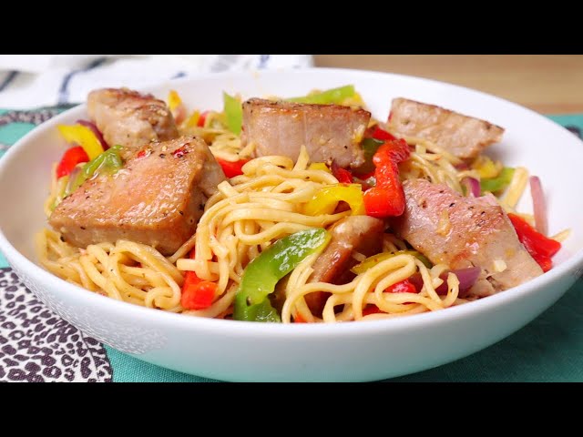 The authentic Chinese stir-fried tuna noodles Recipe Every Guest Wants To Eat At MY Lunch or Dinner
