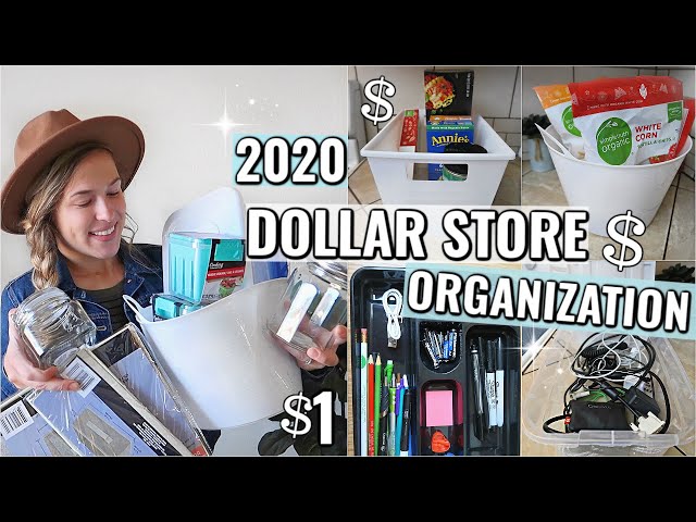 DOLLAR STORE ORGANIZATION IDEAS 2020 | ORGANIZING ON A BUDGET