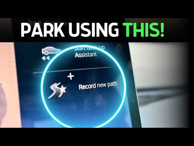 How To Have BMW SELF-PARK into YOUR Garage! Record New Path