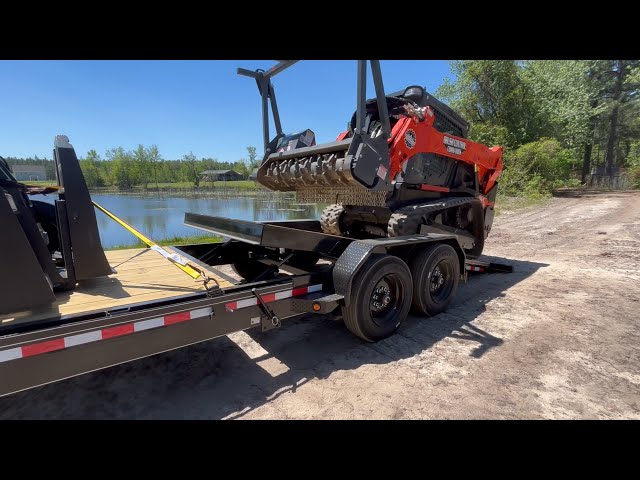 Buying a NEW tilt-deck trailer for the 2024 Kubota SVL 75-3 Forestry Mulching setup