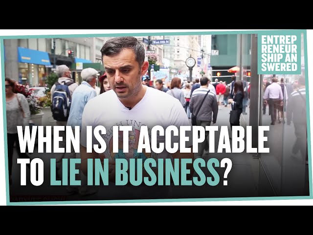 When is it Acceptable to Lie in Business?