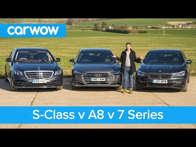 Mercedes S-Class vs Audi A8 vs BMW 7 Series review - which is the best? | carwow Reviews