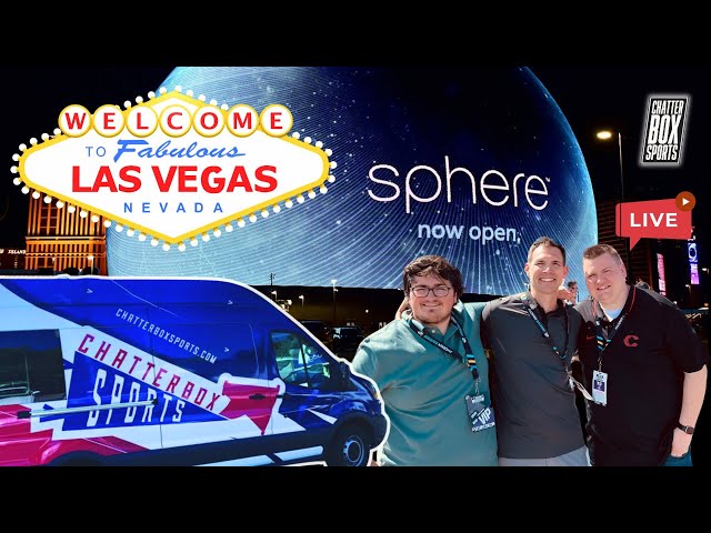 LIVE from Las Vegas! Chatterbox Road Trip Crew Reviews The Sphere and Talks about the trip so far!