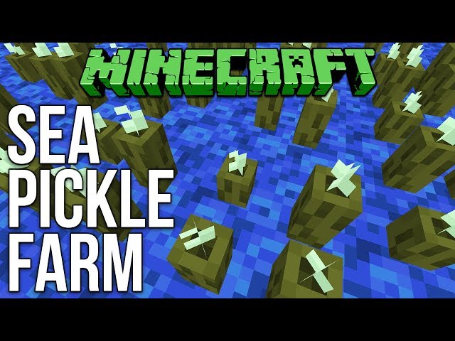Minecraft 1.13 Sea Pickle Farm Tutorial