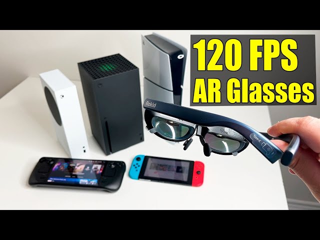 120Hz Gaming on the Rokid AR Max Glasses | AMAZING