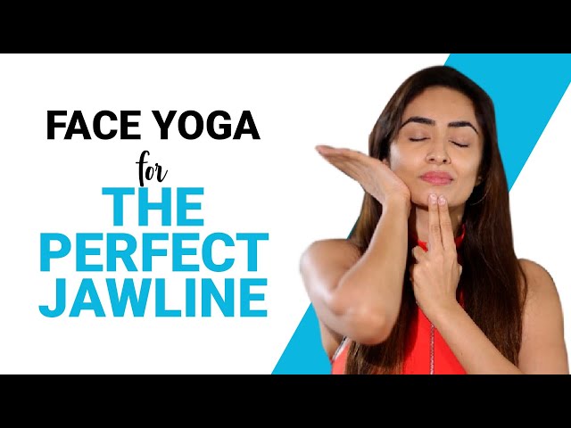 Face Yoga For Chiseled Jawline | 4 Exercises To Reduce Double Chin | Fit Tak