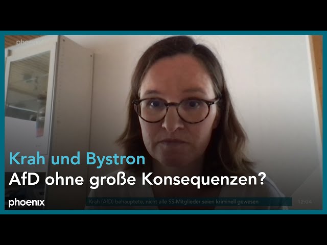 AfD: Katja Riedel zu Ermittlungen gegen Krah und Bystron am 22.05.24