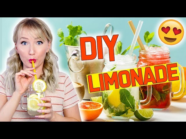 DIY LIMONADE - 4 EASY Sommer Getränke - Erfrischend & Lecker - TheBeauty2go