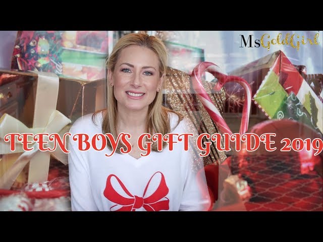 Teen Boys Holiday Gift Guide 2019 | MsGoldgirl