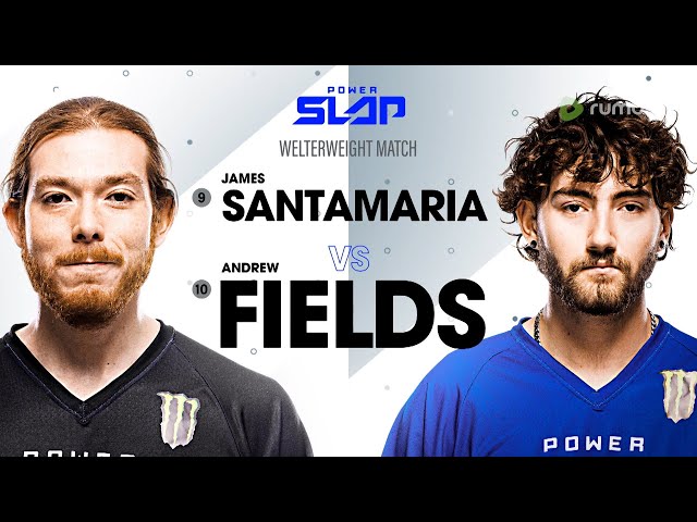 Power Slap 2: James Santamaria vs Andrew Fields | FULL MATCH