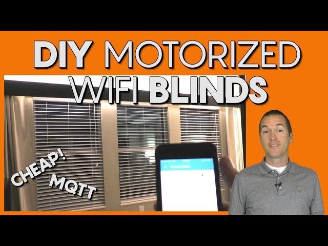 Motorize and Automate your Blinds for $10! (WiFi)