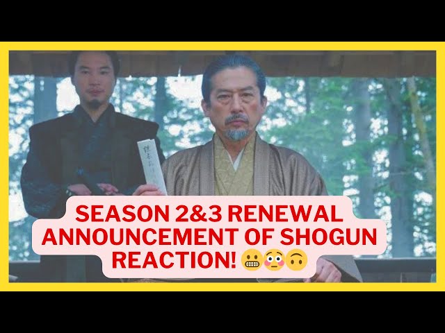 Shogun S2 & 3 Renewal Announcement Reaction