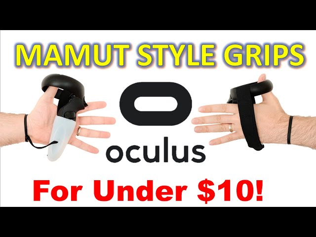 Make your own Mamut style grips or knuckles Index controller. Cheap Oculus controller mod comfort