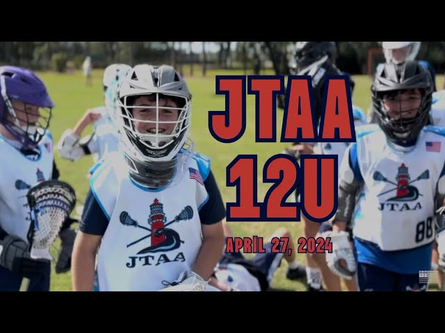 JTAA 12u Lacrosse White vs Blue