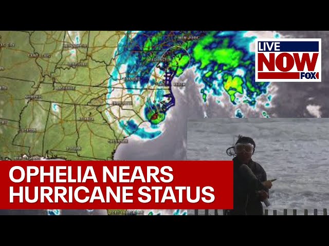 Ophelia nearing hurricane strength as East Coast winds pick up | LiveNOW from FOX