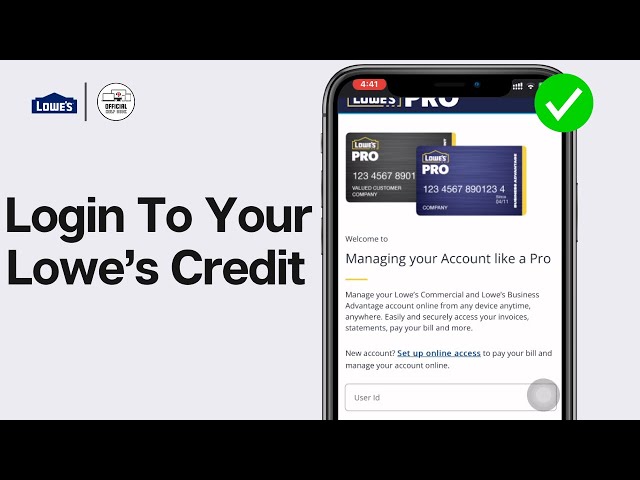 How To Login To Your Lowe’s Credit Card (2024)