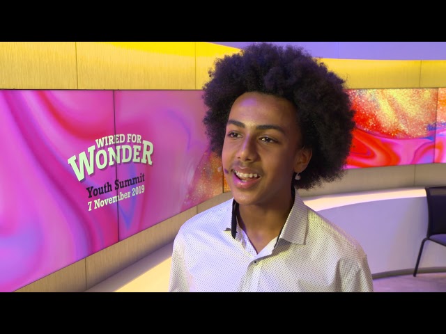 Solli Raphael, Wired for Wonder 2019 Youth Summit, interview.