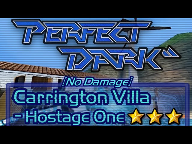 Perfect Dark [No Damage] Carrington Villa - Hostage One (Perfect Agent)