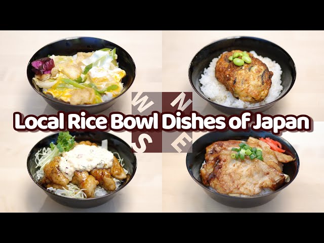 Easy Ways to Make Local Rice Bowls in North, South, East, and West Japan