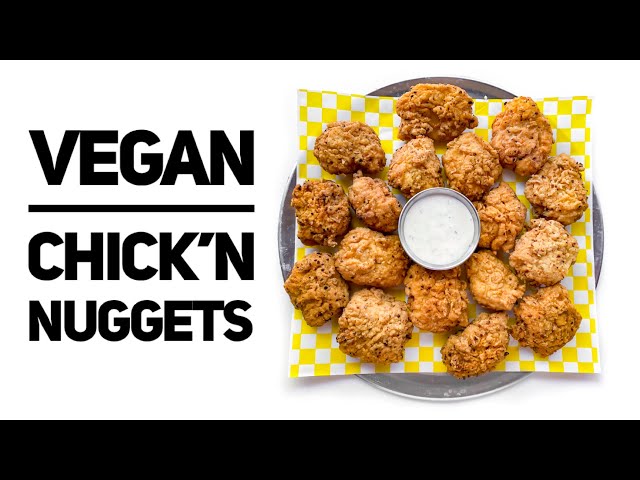 VEGAN CHICKEN NUGGETS! Made with TOFU!